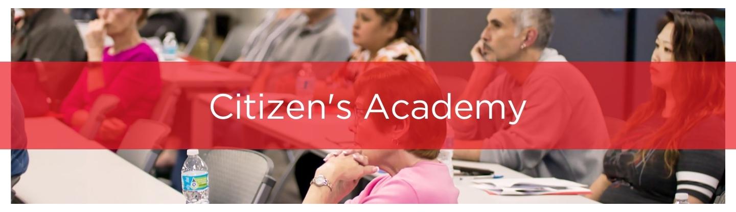 Citizen's Academy Website Header