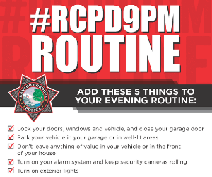 RCPD Website Spotlight 9 PM Routine